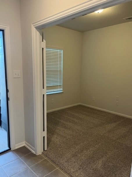 carpeted spare room with a wealth of natural light