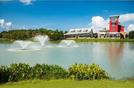 view of water feature