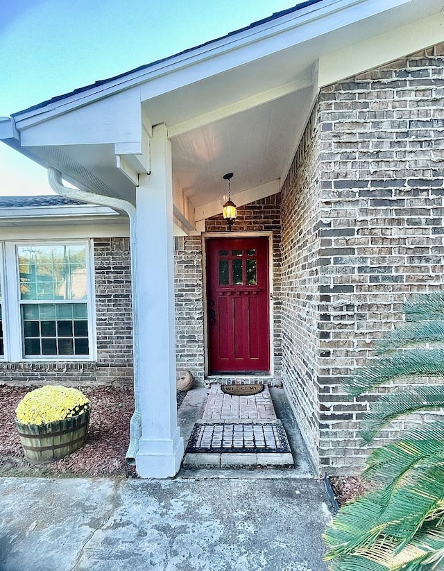 view of entrance to property