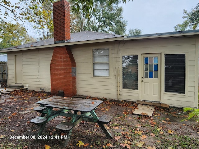 view of back of property