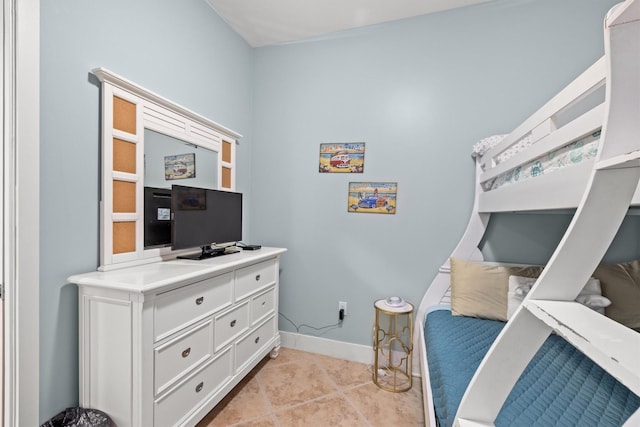 view of tiled bedroom