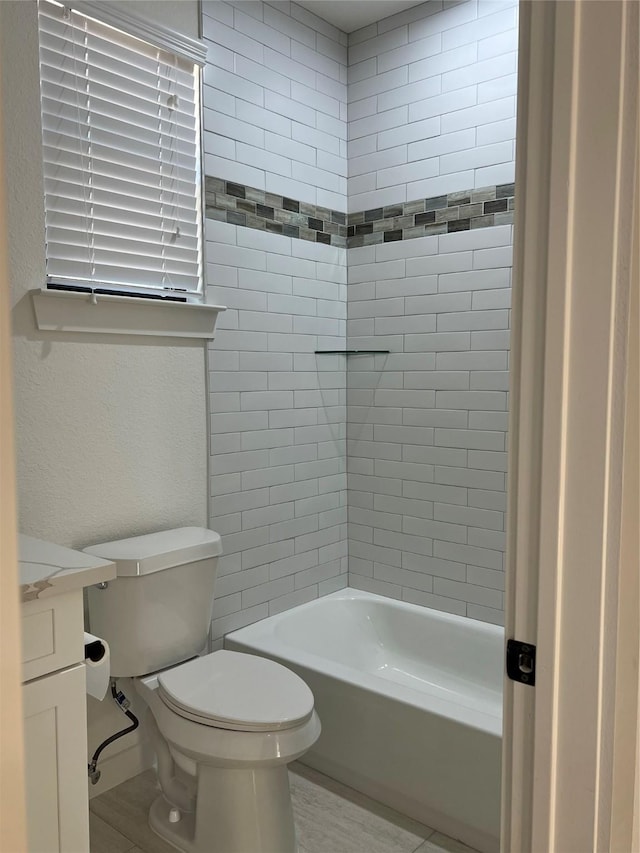 24555 Kerry St, Hempstead, TX 77445 - full bathroom with vanity and bathtub / shower combination