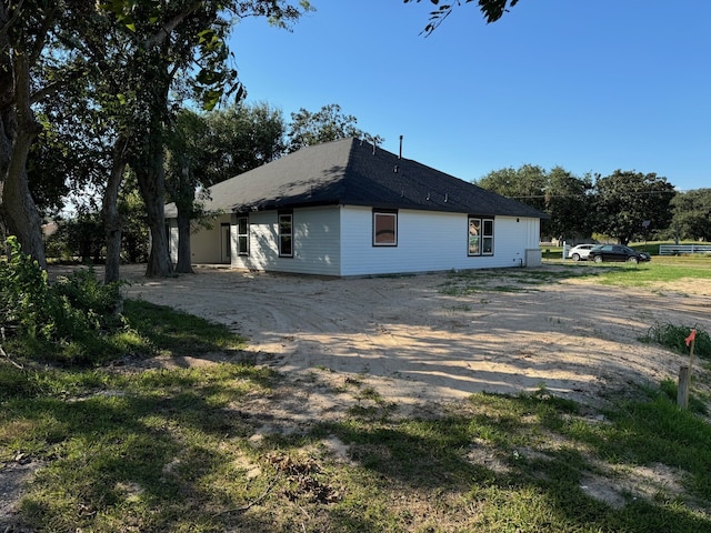 view of side of property