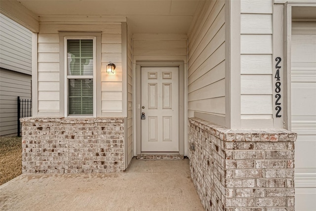 view of entrance to property