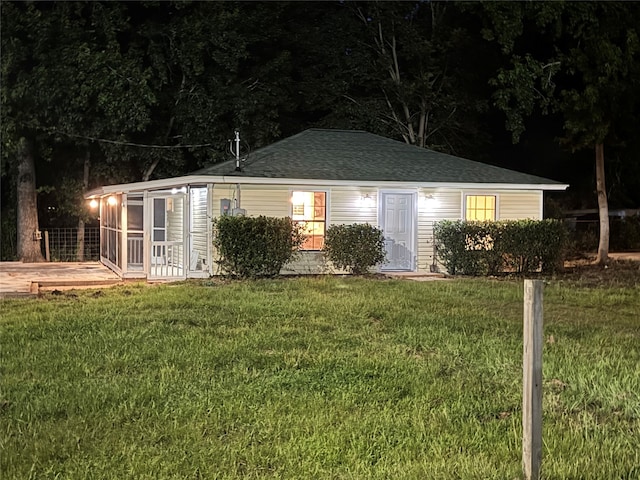 411 Lawrence Rd, Trinity, TX 75862 - view of front of home featuring a front lawn