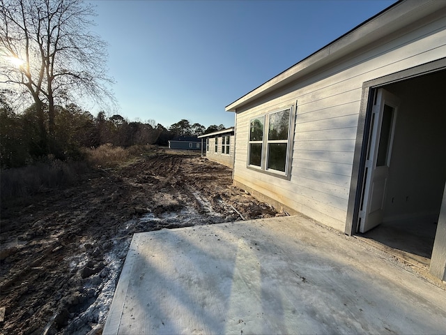 view of yard with a patio