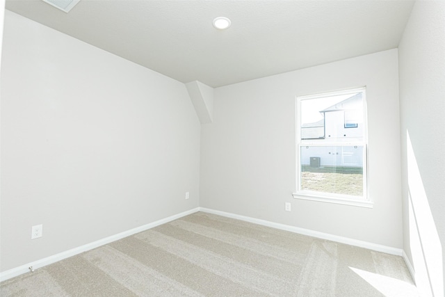 unfurnished room featuring carpet flooring