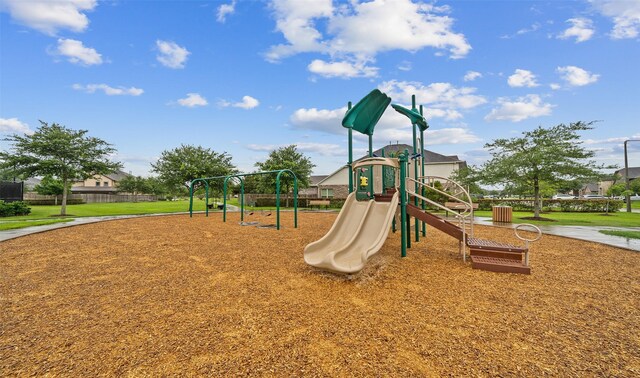 view of jungle gym