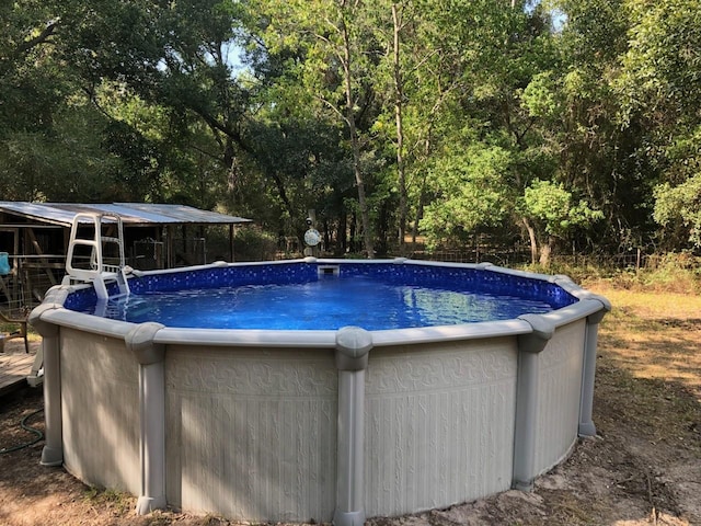 view of pool