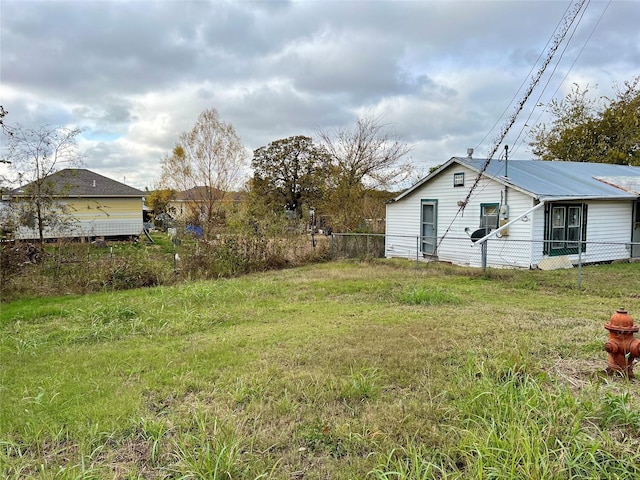 view of yard