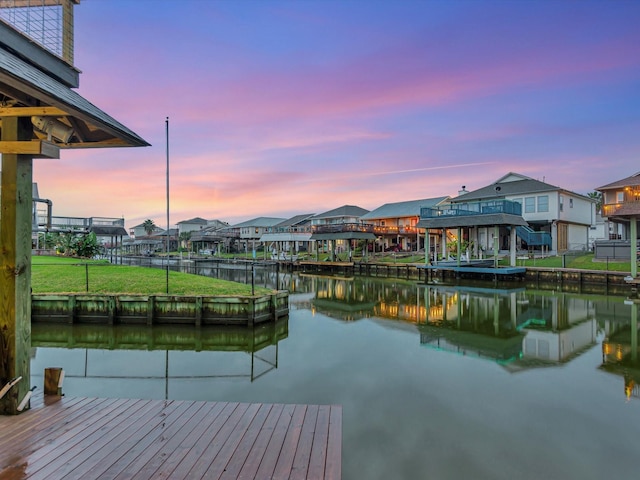 24 N Omega St, La Marque, TX 77568 - dock area featuring a water view