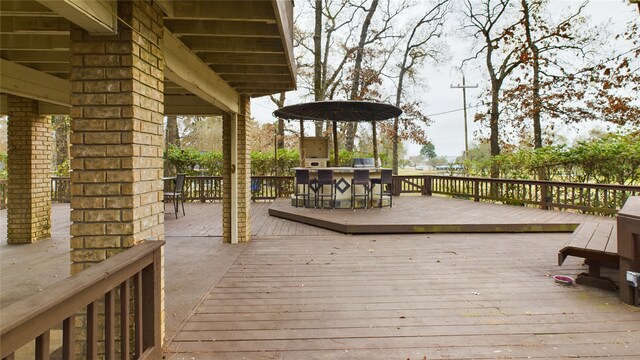 view of deck