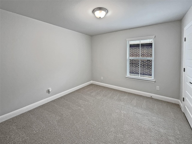 empty room with carpet floors