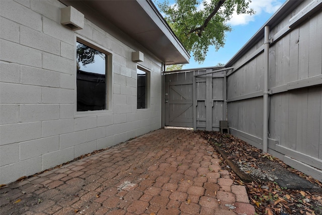 view of patio