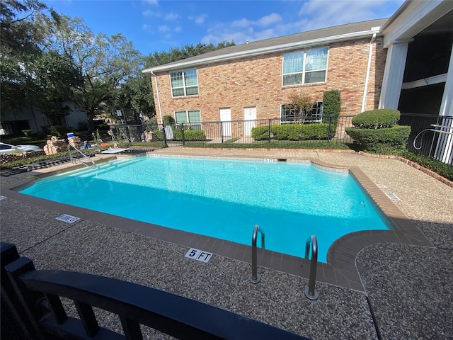 view of pool