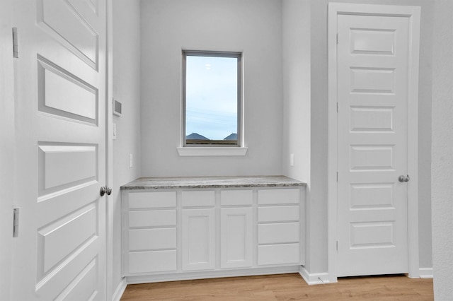 interior space featuring hardwood / wood-style flooring