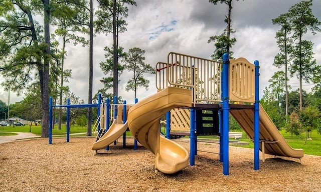 view of jungle gym