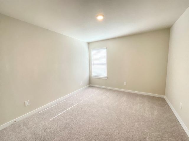 empty room with light carpet