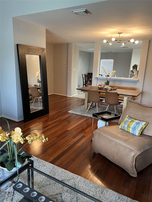 dining area featuring hardwood / wood-style floors