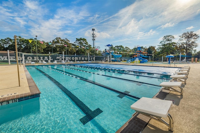 view of pool