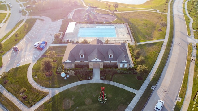 drone / aerial view