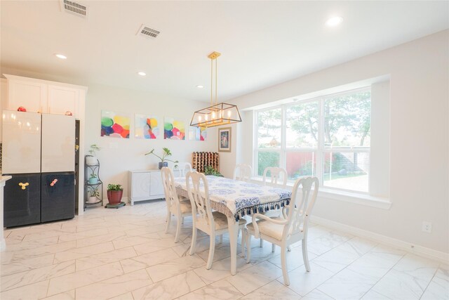 view of dining room