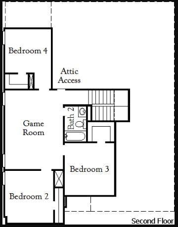 2925 Terrace Grove Dr, Conroe, TX 77304 - view of room layout