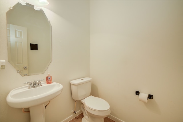 bathroom with toilet