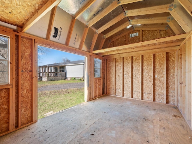 view of storage room