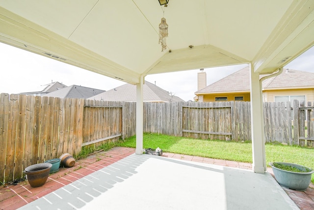 view of patio