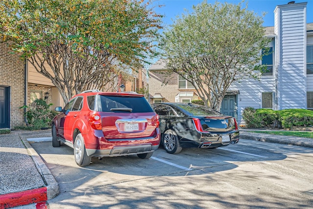 view of vehicle parking