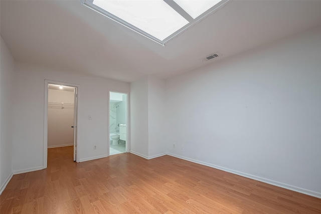 interior space featuring light hardwood / wood-style floors