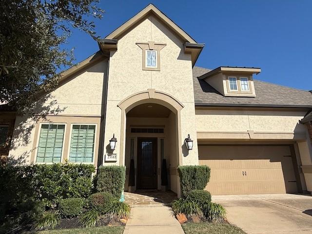 entrance to property featuring a garage