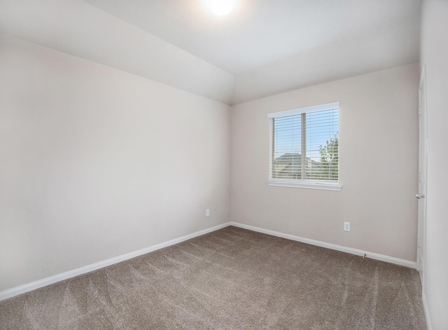 unfurnished room with carpet floors