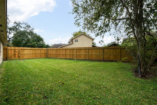 view of yard