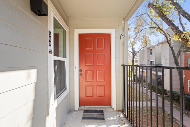 view of property entrance