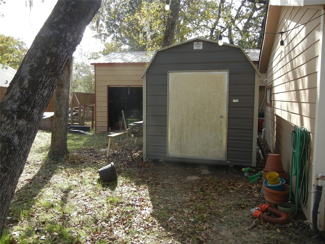 view of outdoor structure