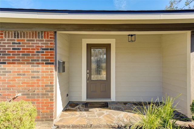 view of property entrance