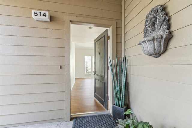 view of property entrance