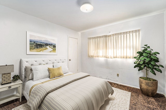 bedroom featuring carpet flooring
