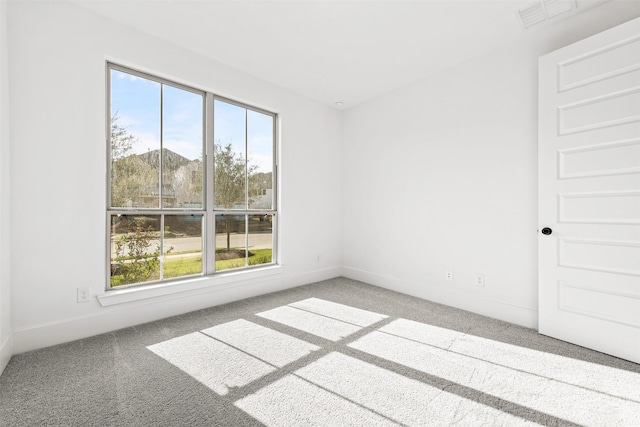 carpeted empty room with plenty of natural light