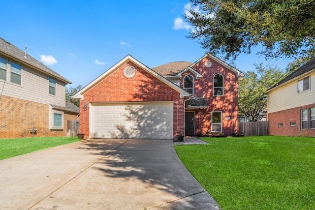 front of property with a front lawn