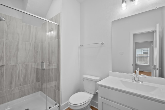 31915 Splendor Dr, Fulshear, TX 77441 - full bath with toilet, a stall shower, and vanity