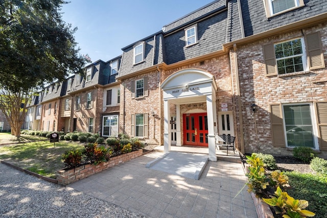 view of front of property with french doors