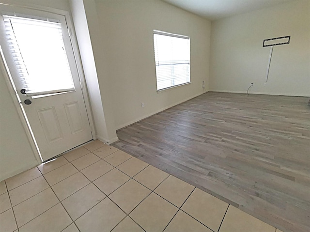 entryway featuring light hardwood / wood-style flooring