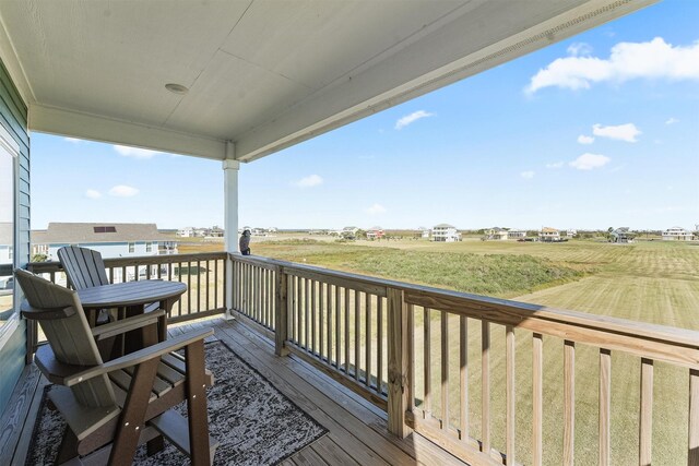 4003 Mitote Dr, Galveston, TX 77554 - view of deck