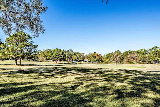 surrounding community with a yard