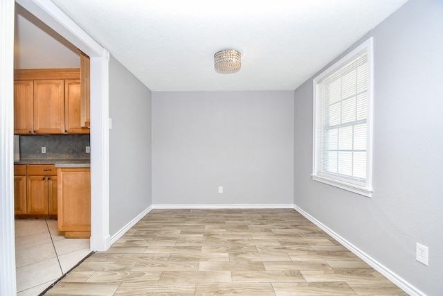 interior space featuring light wood-type flooring