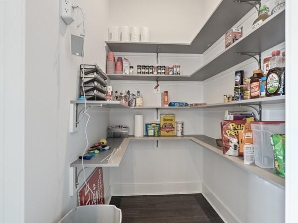 view of pantry