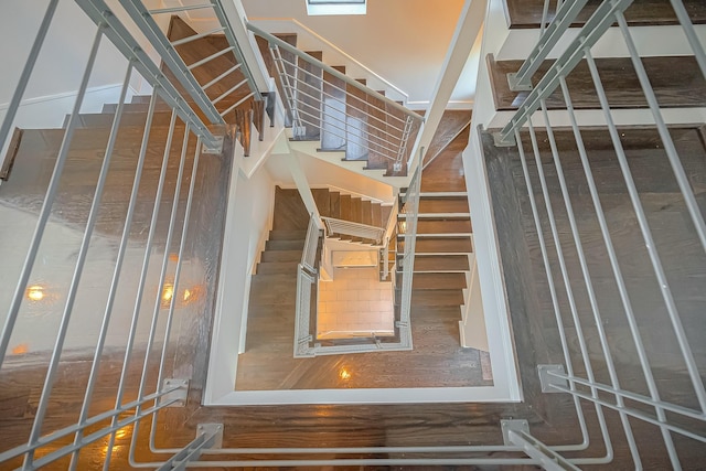 view of stairs